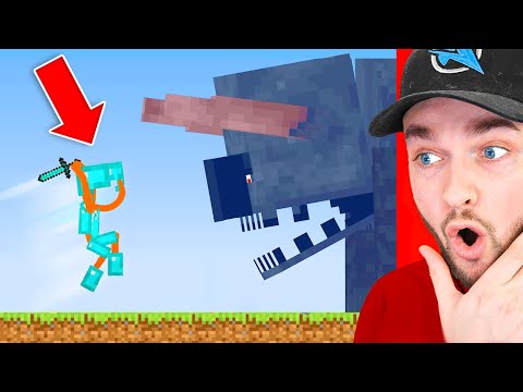 Most *EPIC* STICK FIGHT Minecraft ANIMATIONS! (HUGE BATTLE)