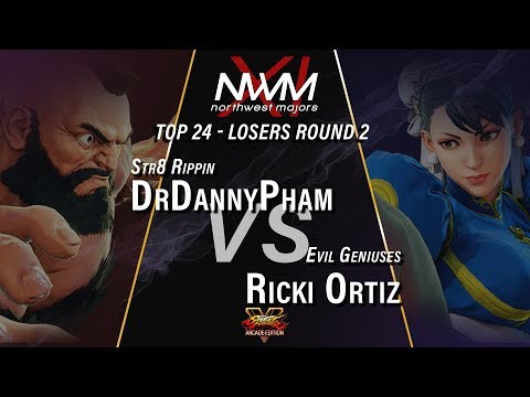 #NWMXI #SFV TOP 24 L2 - STR8 DrDannyPham (Zangief) vs EG Ricki Ortiz (Chun-Li)