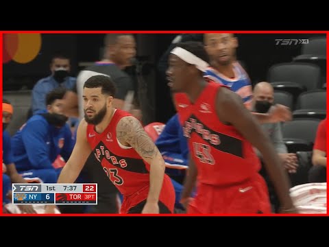 Steady Freddy Drains the Tough Fade Away 3 | RAPTORS vs KNICKS | Jan 2, 2022 | 21-22 Season