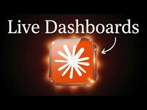 Build a LIVE Dashboard with Claude in Minutes (Live Artifacts)