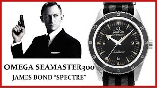 ▶ Omega Seamaster 300M James Bond "Spectre" UNBOXING & REVIEW - Black Grey Nato Strap
