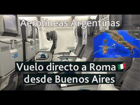 ✈️ Vuelo directo de Aerolíneas Argentinas a Roma desde Ezeiza (Buenos Aires) en Airbus A330