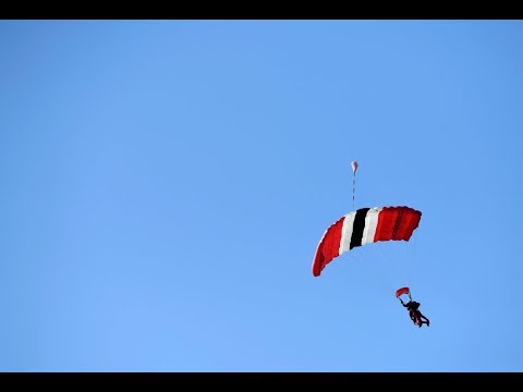 WW2 Battle of Arnhem 75 anniversary parachute jump