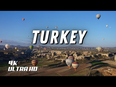TURKEY 4K Video | Relaxation Film | Amazing Istanbul, Cappadocia, Pamukkale | Traveltrip