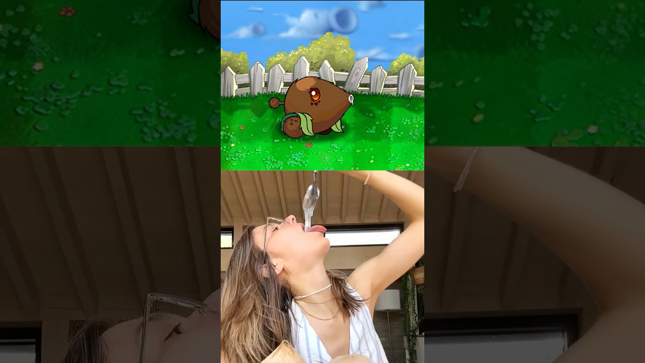 The Macapuno Coconut Cannon 🥥 w/ @anna.antonje  (PVZ) #pvz #plantsvszombies