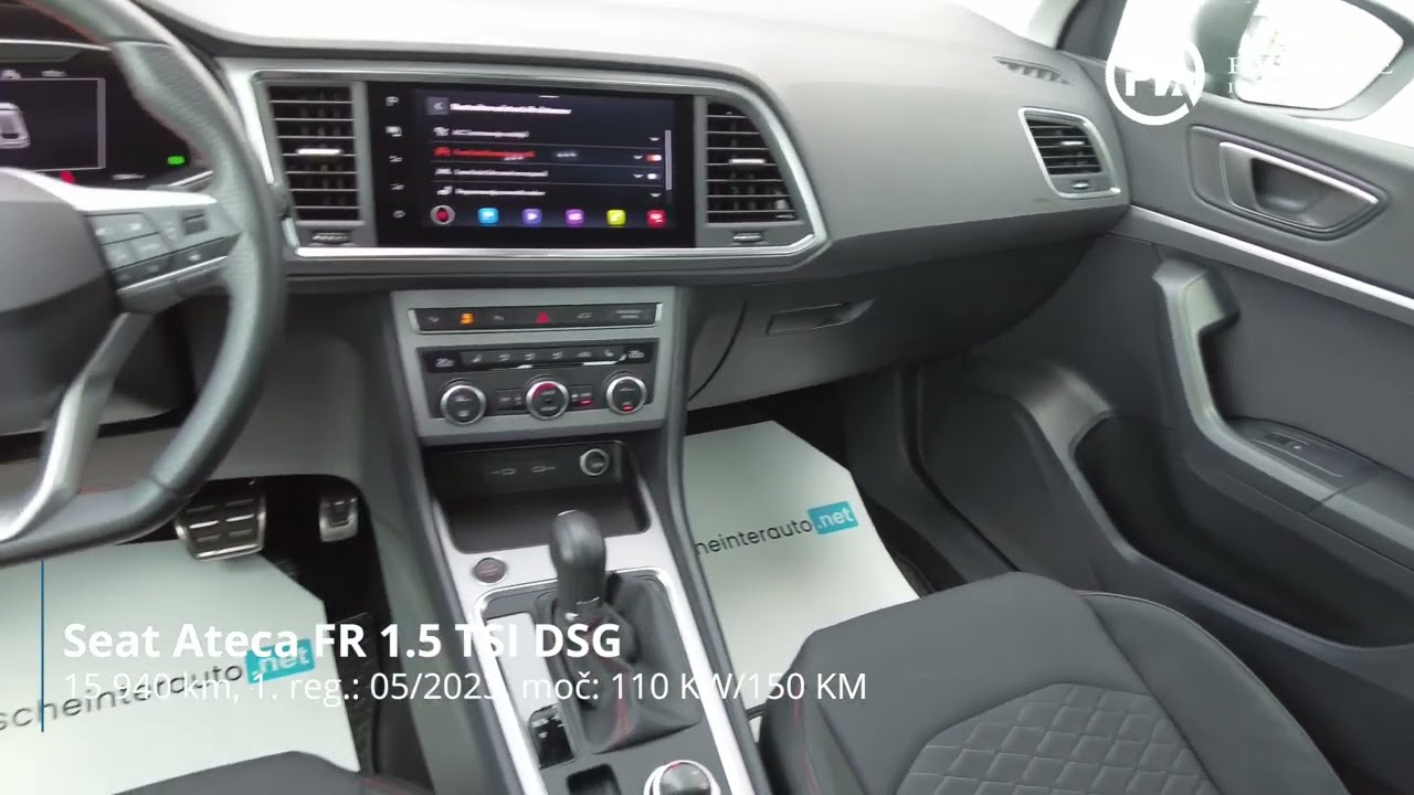 Seat Ateca 1.5 TSI FR DSG - SLOVENSKO VOZILO