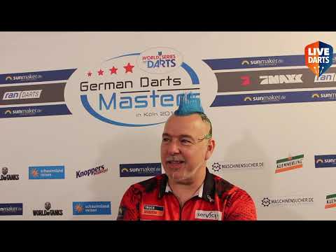 Peter Wright on winning the German Masters: "My game is not far off and I want to win a few more"
