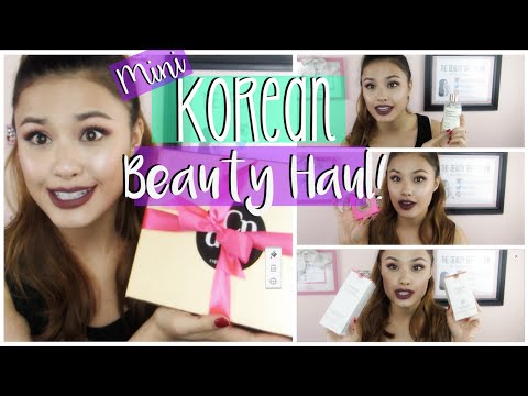 Mini Korean Beauty Haul! A True, 3CE, and Beige Makeup and Skincare Review Video