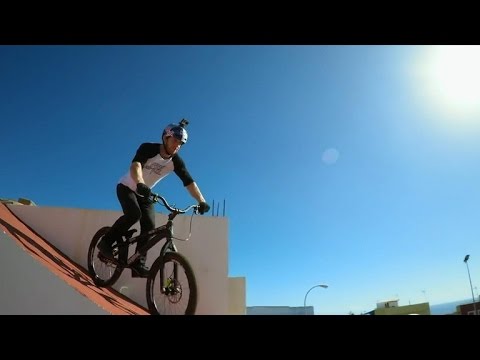 GoPro video shows biker's insane stunts