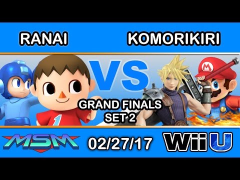 MSM 87 - Ranai (Villager) Vs. 2GG | komorikiri (Cloud) Grand Finals - Smash Wii U