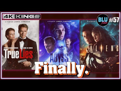 THE ABYSS 4K, ALIENS 4K, TRUE LIES 4K & MORE! | James Cameron FINALLY announces his titles in 4K!