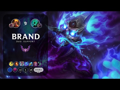 Brand Support vs Thresh - EUW Master Patch 13.1