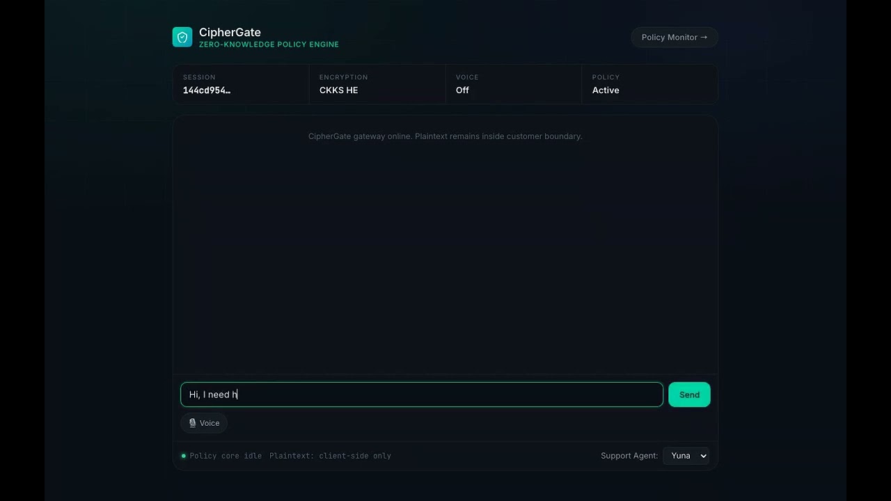 CipherGate project preview