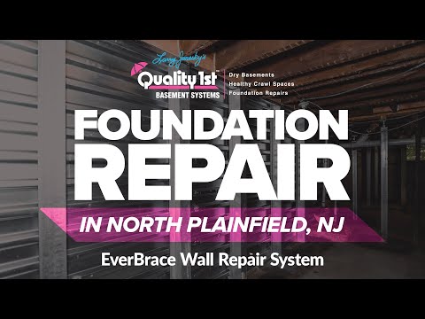 EverBrace Wall Restoration System Installed In North Plainfield, NJ