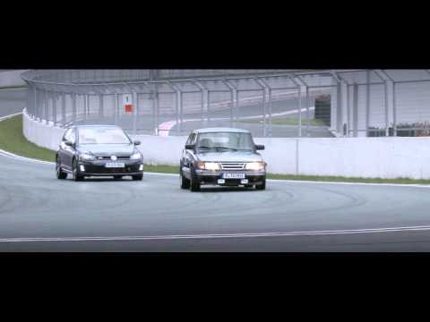 VW GOLF GTI vs. SAAB 900 turbo 16 S - Bilster Berg Drive Resort