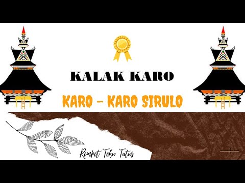 GENDANG PJJ SEKTOR MGT 1 || KARO-KARO SIRULO || RTT (Rempet Teku Tutus) || Video Karo