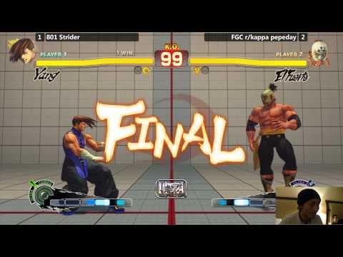 USF4 @ TFC Salty Suite - 801Strider (Yang) vs Pepeday (El Fuerte)
