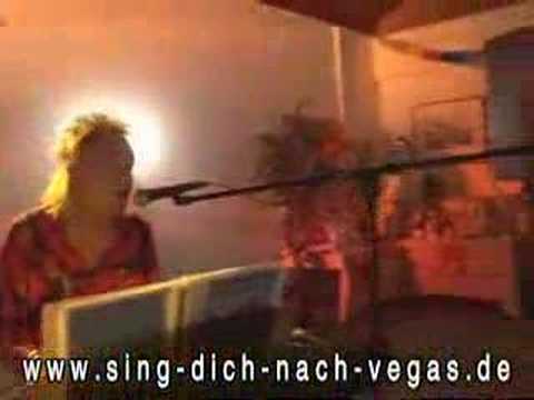 Wedding singer swallows mic