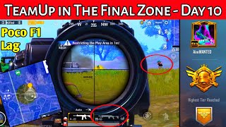 Solo Rank Push Season 15 - TeamUp in Final Zone - Pushing Conqueror - PUBG Mobile - WANTED GaminG