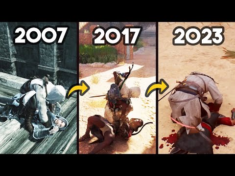 Evolution of Air Assassination in Assassins Creed Games (2007 - 2023)