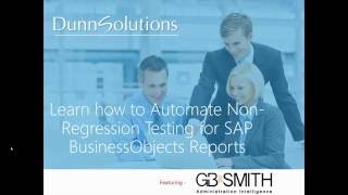 Download the video "Automated Non regression Testing Solution for SAP BusinessObjects"