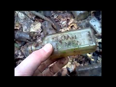 GDT Episode 4 - Metal Detecting Old Farm House Land Vintage Bottle Dump Auburn Hills Michigan