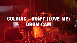 Coldiac - Don&#39;t (Love Me) Ft. Petra Sihombing live (Drum Cam)