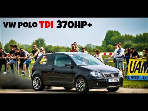 VW POLO TDI PD 370HP+ @ TURBO 2570... FAST DIESEL @ CZ DRAG RACING @ DIESELPOWER |VORY TDI
