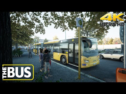 Realistic driving of The bus LINE 200 | THE BUS 2021 Update 1.7 Released | 4K