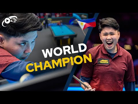 Chezka Centeno becomes World 10-Ball Champion! 🇵🇭 🏆