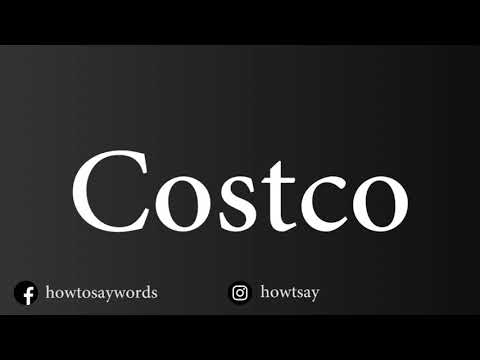 How To Pronounce Costco