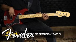 Video thumbnail for Squier Deluxe Dimension Bass IV Demo | Fender by Fender