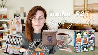 🎁 UNDER $25 GIFT GUIDE - Christmas ideas for book lovers and