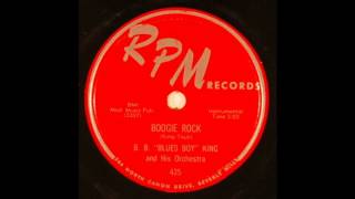 B.B. King - Boogie Rock - 1955 Blues on RPM 78 rpm label