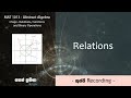 Relations කුප්පිය | MAT 1013/Abstract Algebra | Relations and Functions | Sahan Prathibha