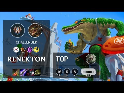 Renekton Top vs Camille - KR Challenger Patch 10.12