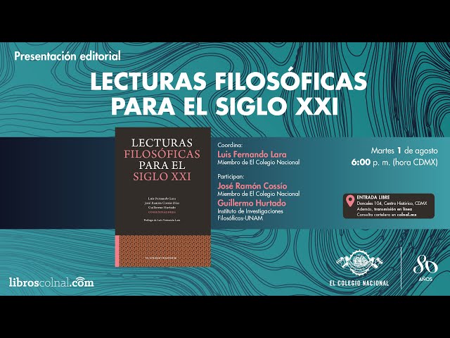 Vídeo relacionado con Lecturas filosóficas para el siglo XXI