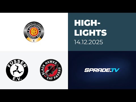 14.12.2025 - Highlights - EV Füssen vs. EHF Passau Black Hawks