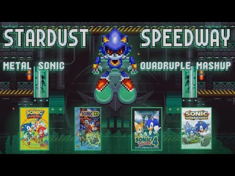 Metal Sonic [Stardust Speedway] Quadruple Mashup