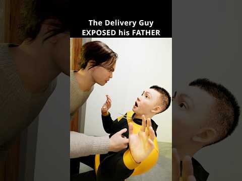 The Delivery Guy EXPOSED his FATHER #shortsfeed #funny #story