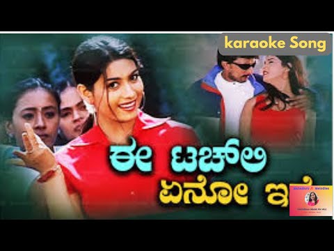 Ee Touchali Eno Ide | Karaoke Song |Dhum  | Sudeep | Rakshitha |