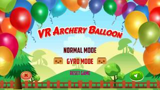 VR Archery Balloon Shooter Game