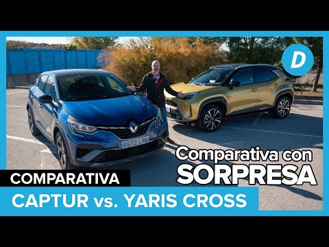 Renault Captur e-Tech vs Toyota Yaris Cross 2022 | SUV híbridos | Comparativa en español