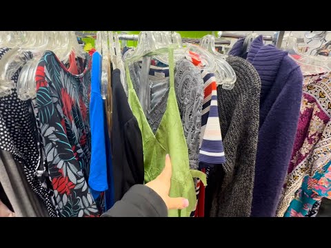 ASMR Relaxing Thrift Store Walk Through (Soft Speaking) 