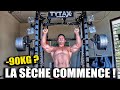 J'ATTAQUE LA SÈCHE ! MES REPAS ET TRAINING EPAULES DANS MON HOME GYM