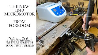Slow, Steady, and Smooth. High Torque start! The New 1040 brushless Micromotor From Foredom