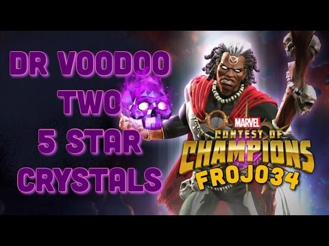 Two 5 STar VooDoo Crystals |  Marvel Contest of Champions