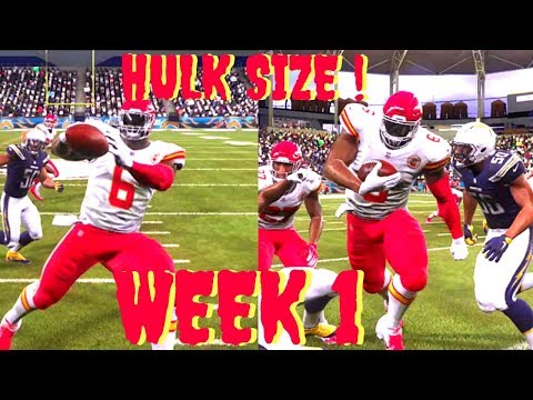 HULK SIZE TE TAKING OVER THE CHIEFS OFFENSE ! Madden 19 Career Mode TE Ep 1 **HULK SIZE TE**