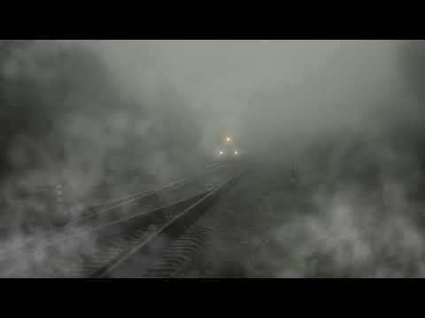 Distant Train Sounds in the Rain
