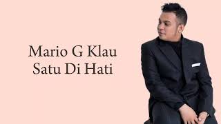 Download lagu Satu Di Hati - Sule & Nathalie -  Mario G Klau (Cover) - Lirik Cover Video mp3